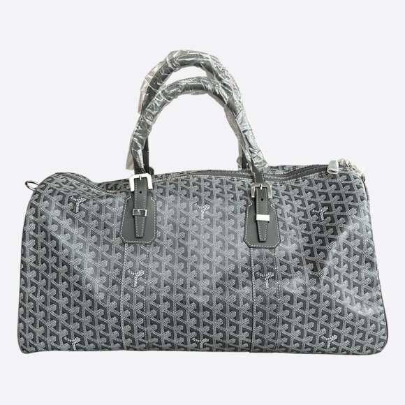 Goyard Grey Boston 50 Duffel Bag - Picture 1 of 6